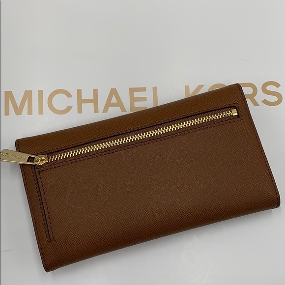 Michael Kors Jet Set Travel Lg Trifold Wallet - Picture 9 of 16